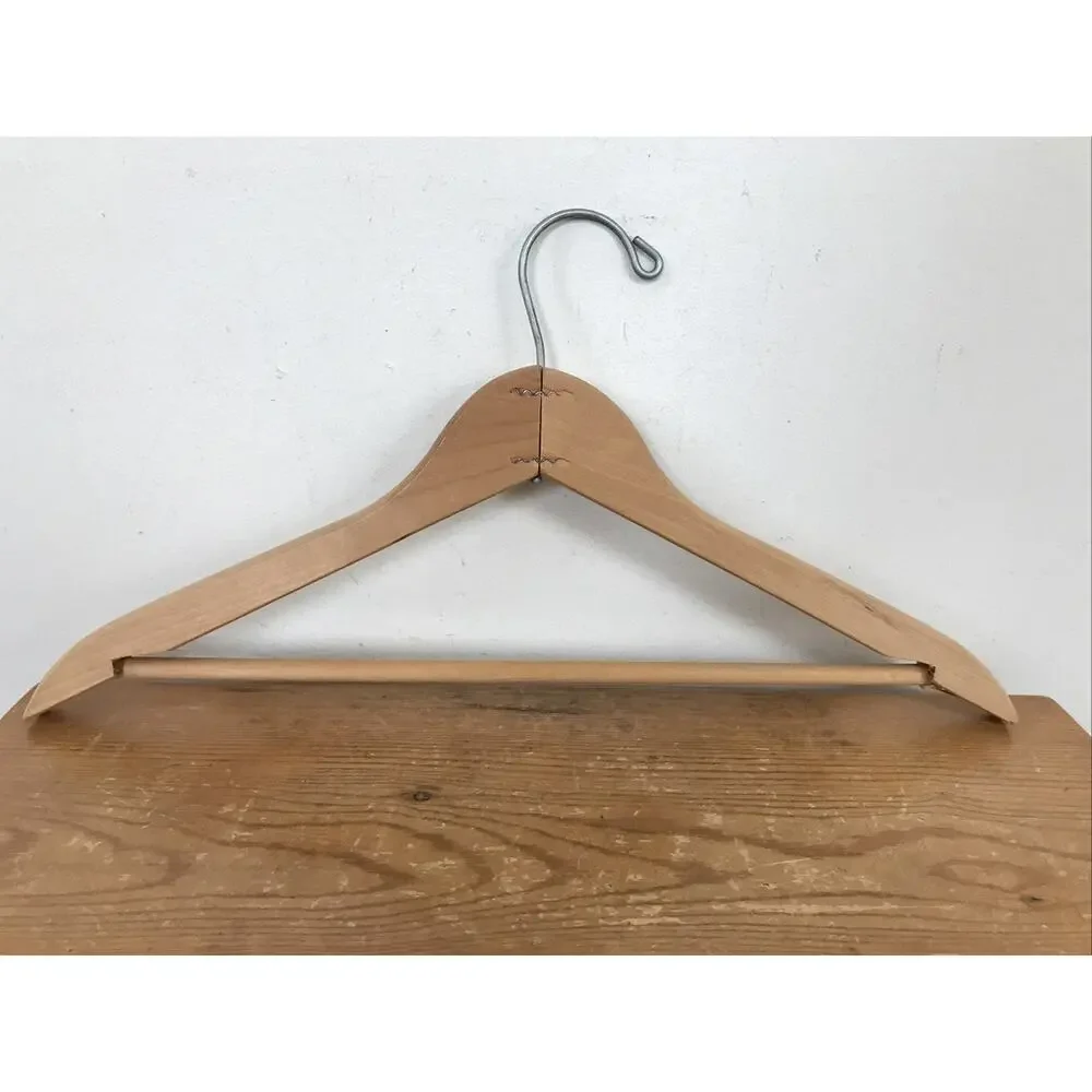 Vtg Sea Spray Inn East Hampton New York NY Hamptons Wood Hotel Clothes Hanger